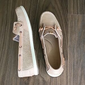 Sperry Women's Tan Loafers Boat Shoes